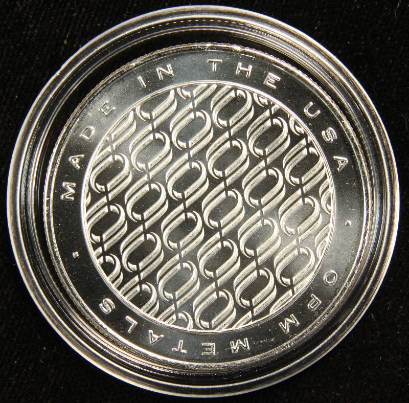 1 TROY Oz. .999 FINE SILVER OPM METALS IN AIRTITE MADE IN THE USA