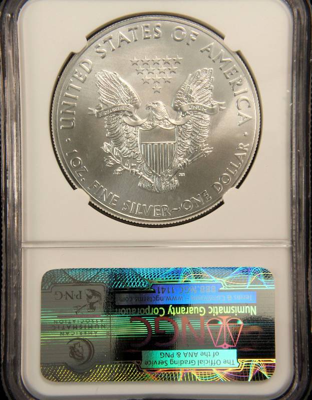 2015 AMERICAN SILVER EAGLE 1 TROY OZ. .999 FINE SILVER DOLLAR MS69 NGC EARLY RELEASE