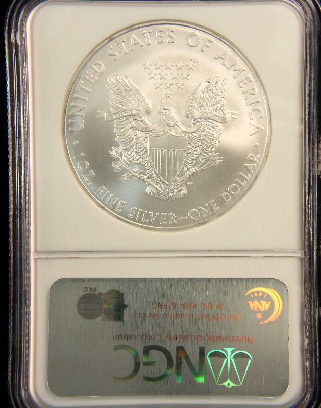 2009 AMERICAN SILVER EAGLE 1 TROY OZ. .999 FINE SILVER DOLLAR MS69 NGC