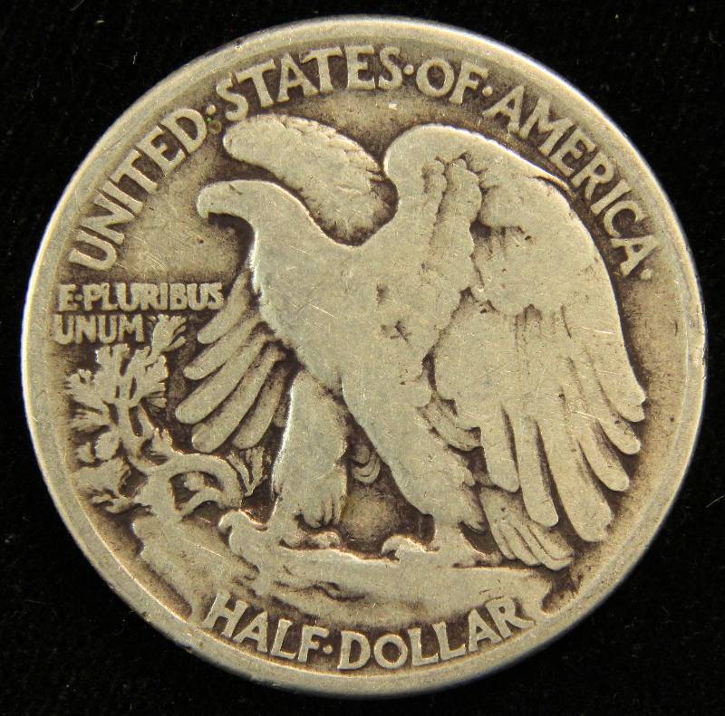 1943 WALKING LIBERTY SILVER HALF DOLLAR FINE