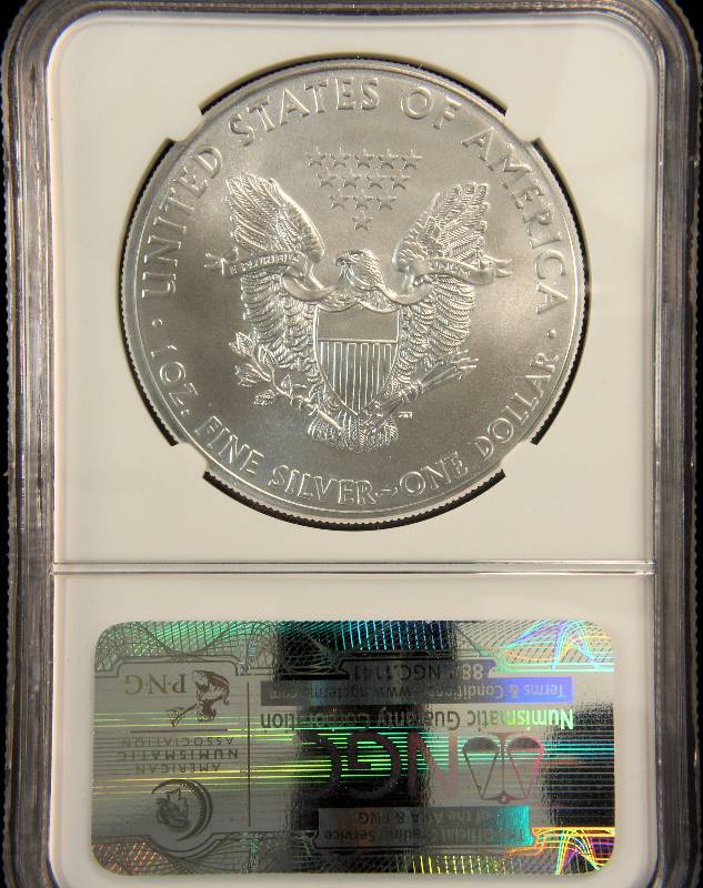 2015 AMERICAN SILVER EAGLE 1 TROY OZ. .999 FINE SILVER DOLLAR MS69 NGC EARLY RELEASE