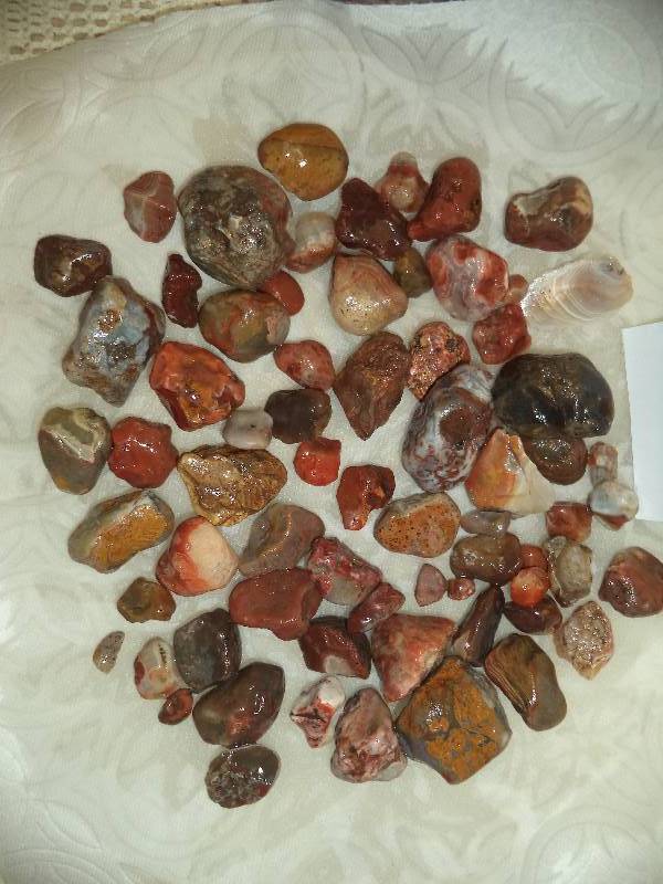 Unpolished Agates