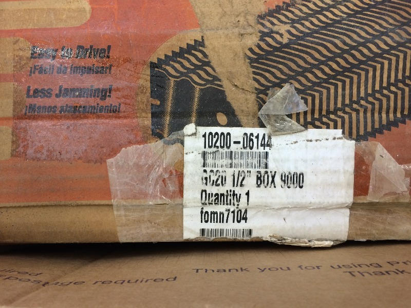 Paslode fasteners GC20 12   2 full boxes 9000box - see all pics for specifics