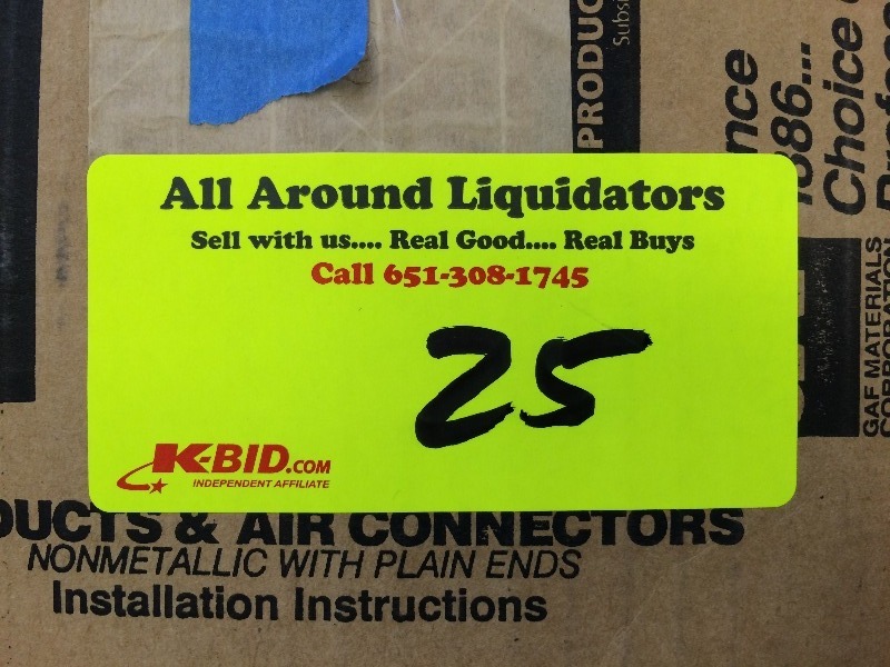 Full box of 4 insulated flex piping  approx. 25