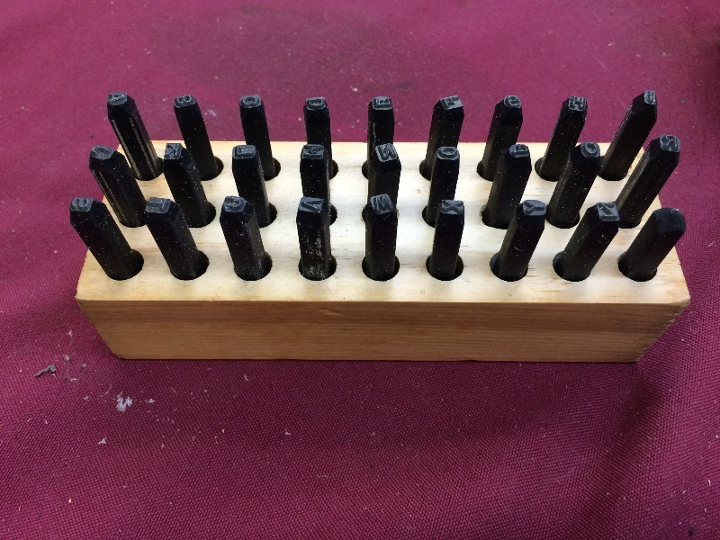 Letter Punch Set A-Z  18  complete set