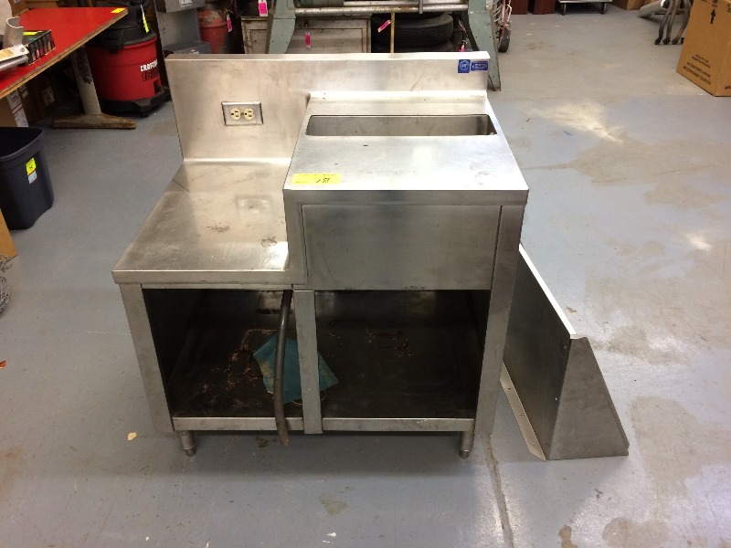 Stainless Steel Counter  Cabinet   36 wide x 27 deep x 36 high