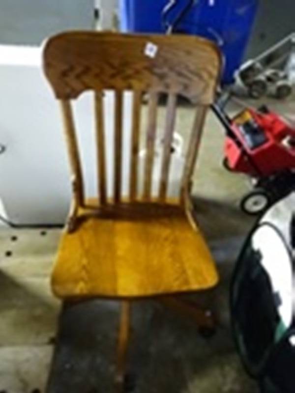 Vintage Solid Wood Office Chair