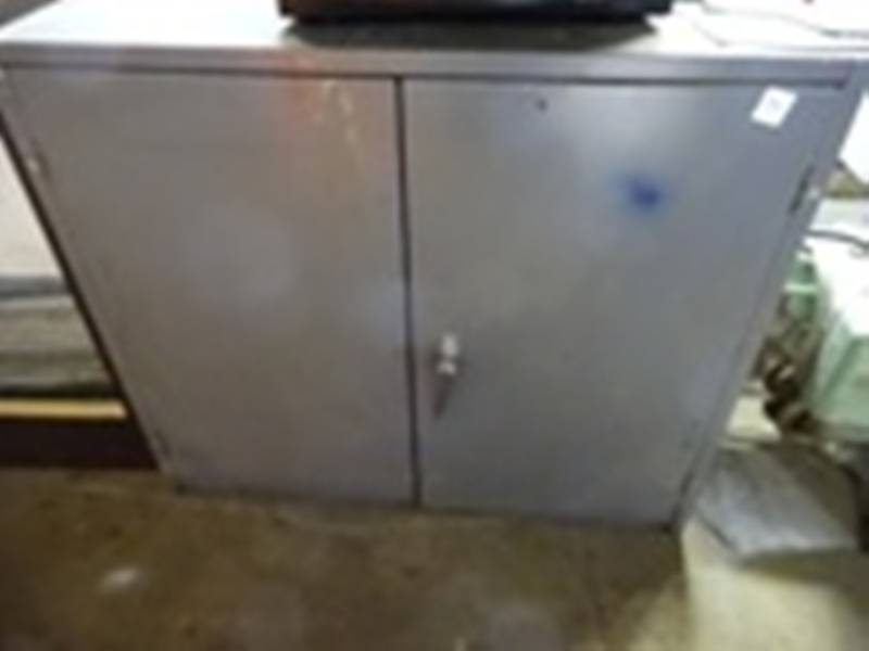 2 Door Metal Cabinet 36 X 21 X 31