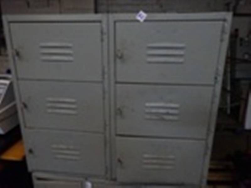 6 Door Metal Locker 36 X 21 X 31