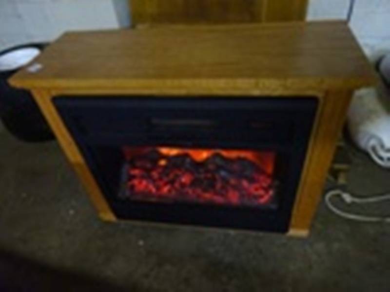 Electric Fire Place Heater Works