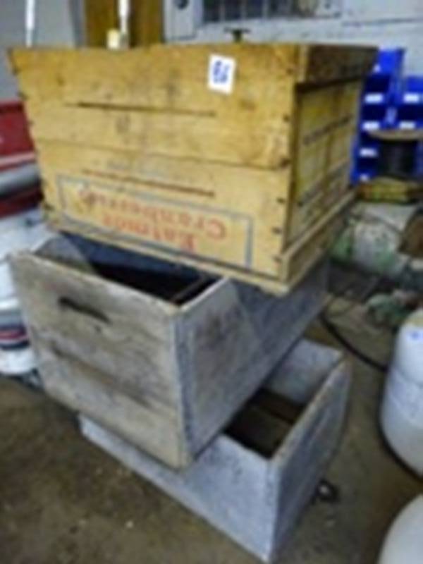 2 Wood Oak Grove Dairy Vintage