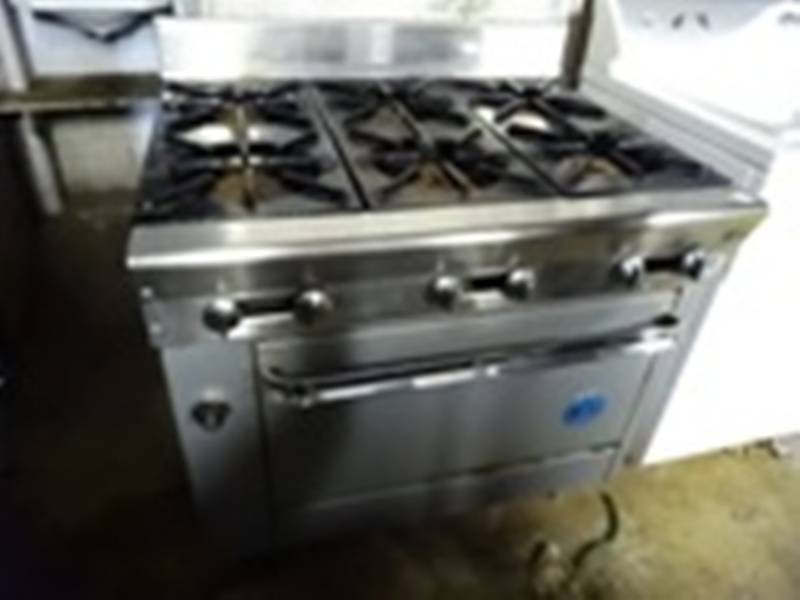US Range 6 Burner Natural Gas Stove