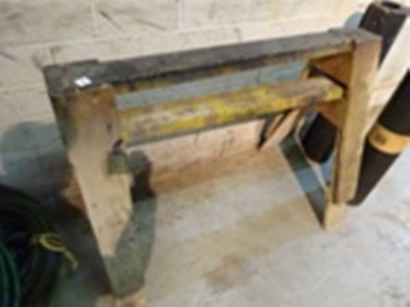 2 Wood Sawhorses