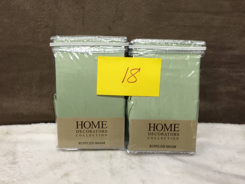 lot of Home decorators ruffled sham