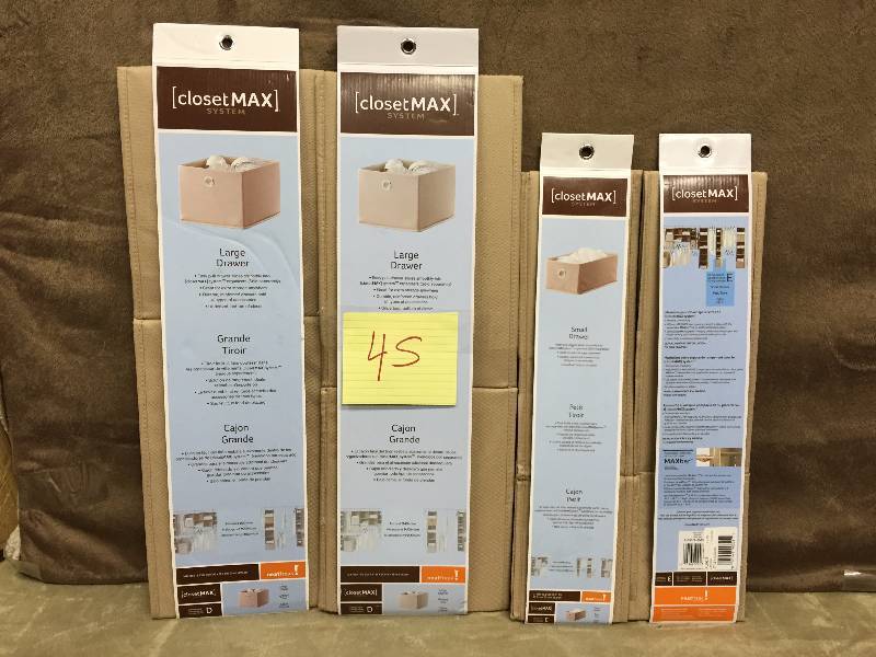 Lot of Closemait Storage items