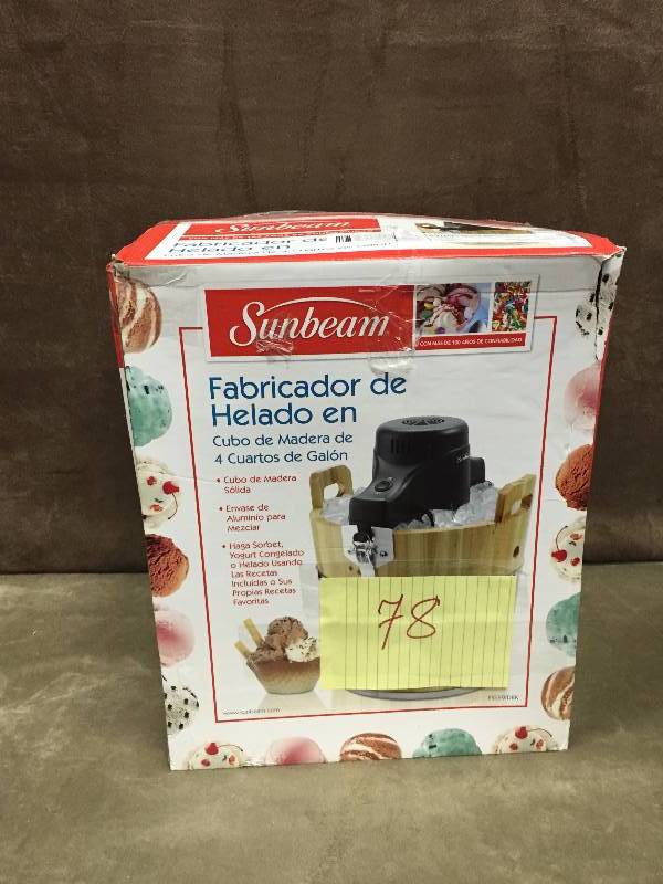 Sunbeam Ice Cream Maker