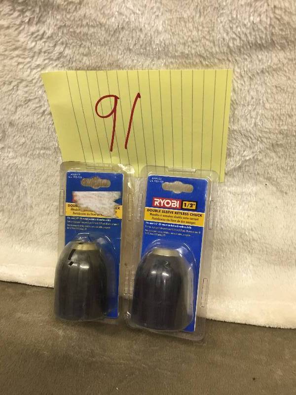 Lot of 2 Keyless chucks
