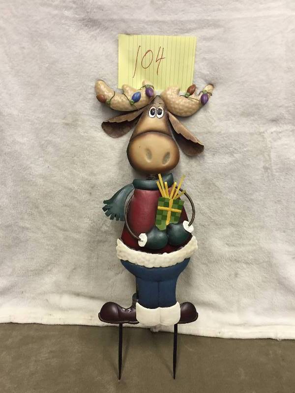 Moose Decorative item Metal