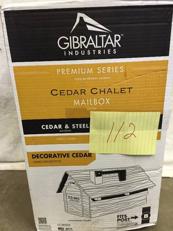 Cedar Chalet Mailbox