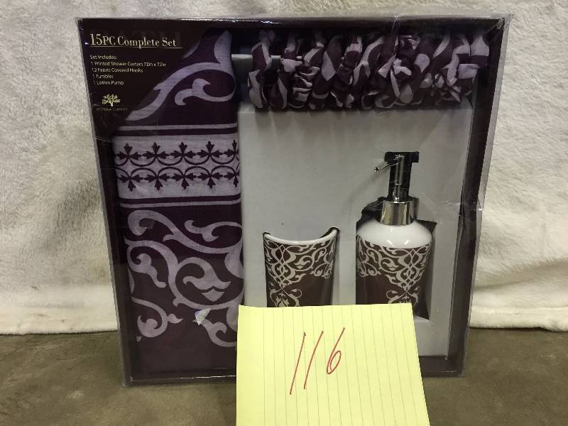 15 Pc Set Bath Set New