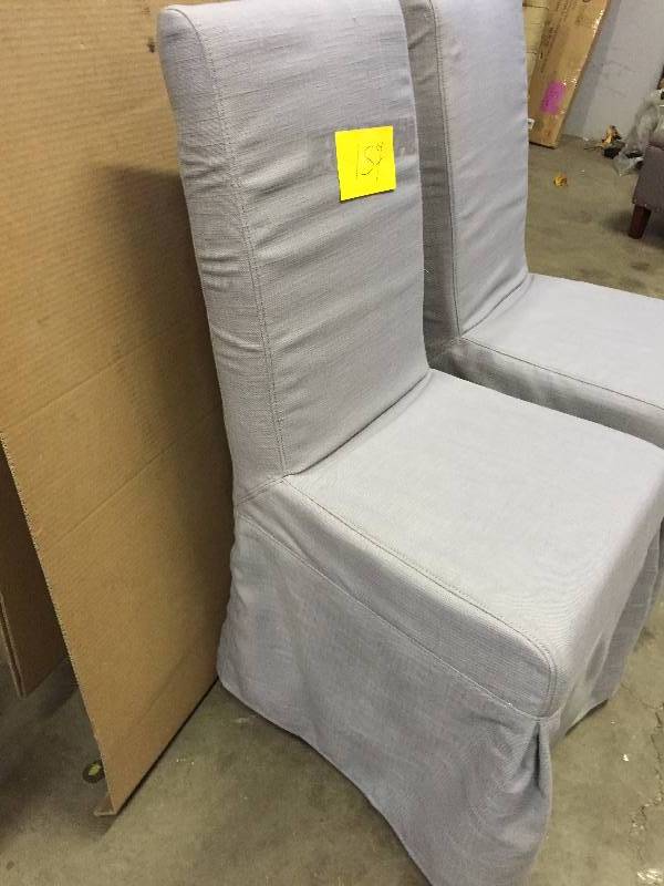 Safavieh 2-piece Adrianna Slipcover Side Chair Set-Two chairs 39.5H x 18.7W x 23.2D