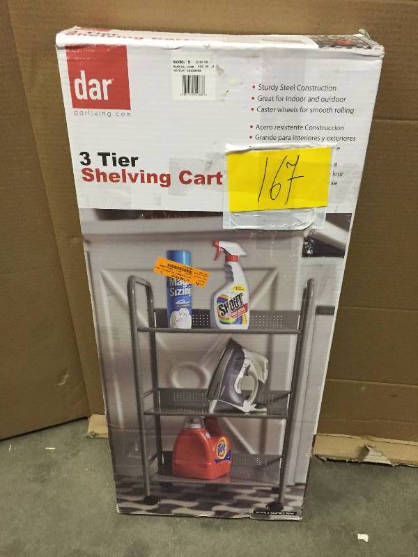 3 Tier Metal Cart