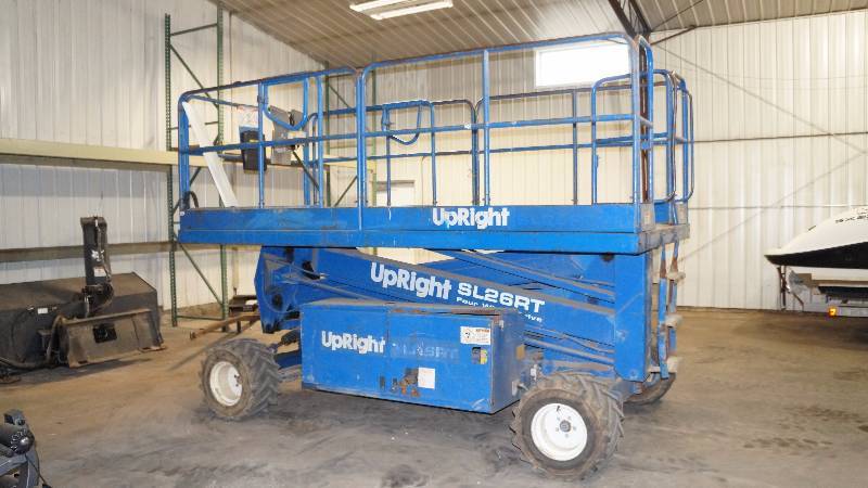 GasLP Powered Upright SL26RT 4 Wheel Drive Scissor Lift with Extension