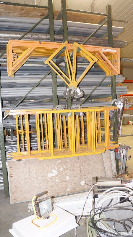 Scaffolding with Wheels and Boards