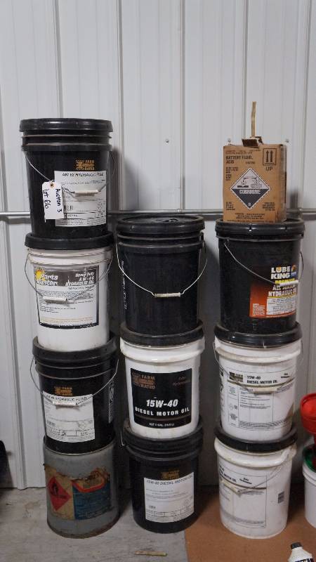 Hydraulic Fluid & Oil,  Diesel Motor Oil & Battery Fluid Acid