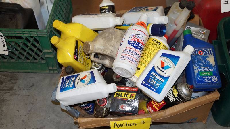 Lot of Various Motor Oil & Other Automotive Products