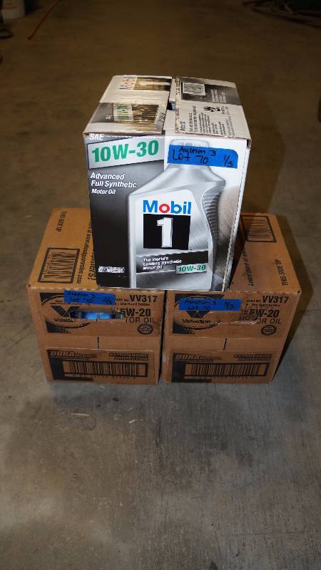 3 Cases of NIB Motor Oil
