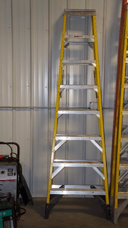 Werner 375 lb. Load Capacity 8 Fiberglass Ladder