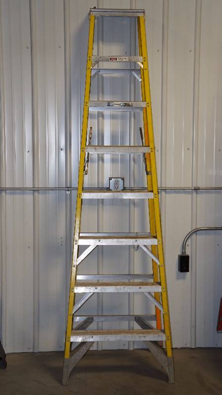 Werner 375 lb. Load Capacity 8 Fiberglass Ladder