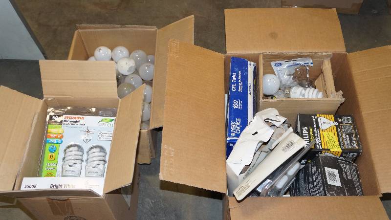 Lot of Various Light Bulbs