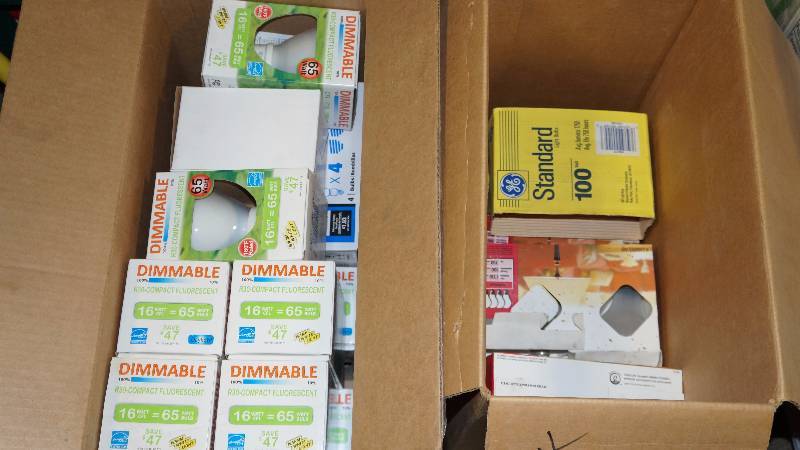 Lot of Various Light Bulbs