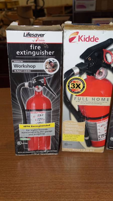 3 NIB Kidde Fire Extinguishers