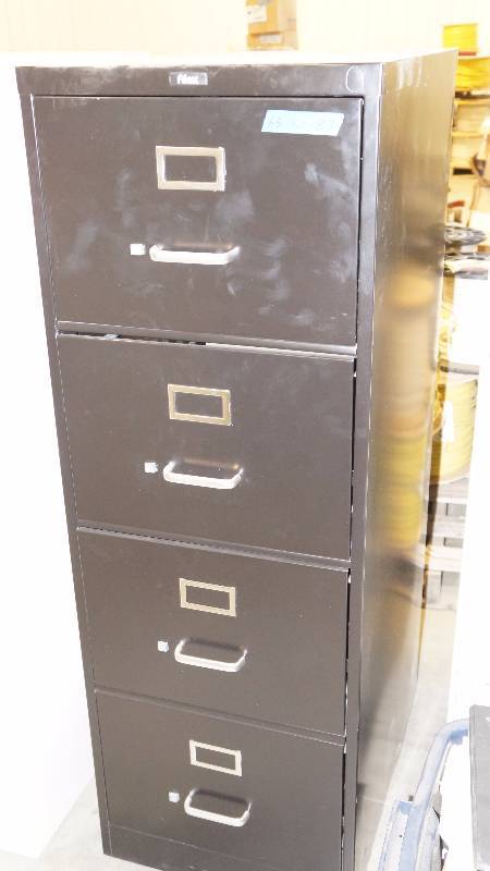 Filex Black Legal Size 4-Drawer Filing Cabinet