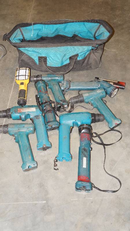 Makita Bag of Various Makita Power Tools