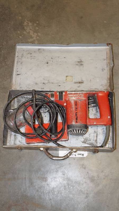 Hilti Hammer Drill In Case w Drill Bits