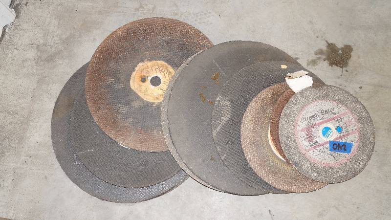 Lot of 11 Concrete Abrasive Blades