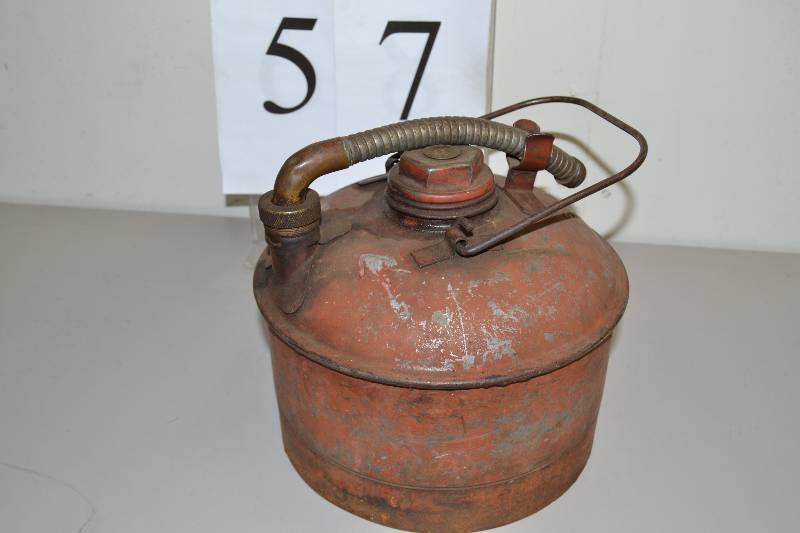 lot 57 image: Vintage Eagle Gas Can