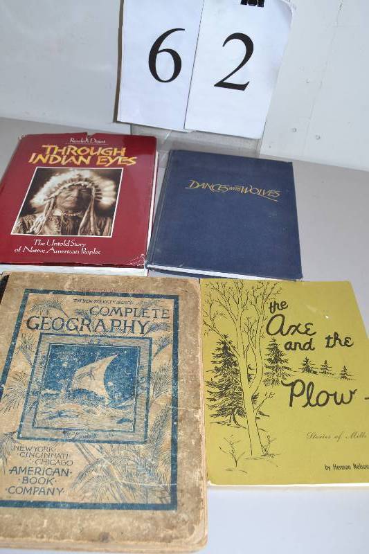 lot 62 image: Native American & history books
