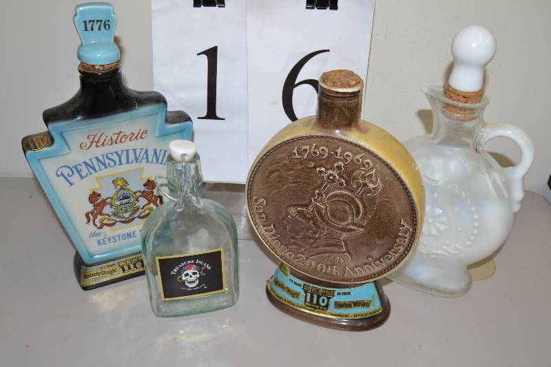 lot 16 image: Whiskey Decanters