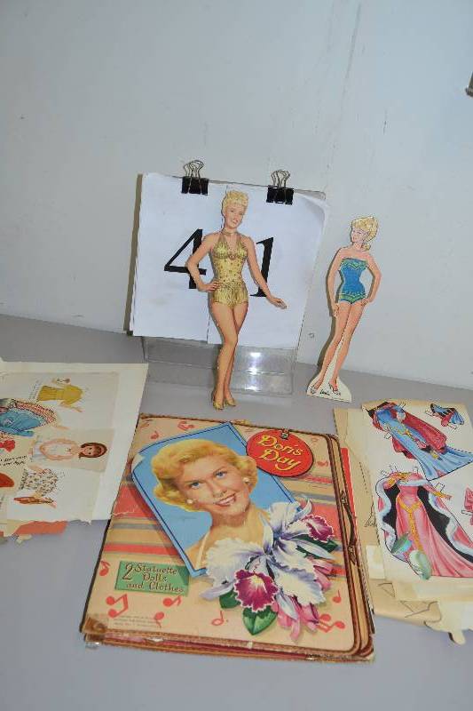 lot 41 image: Paper dolls