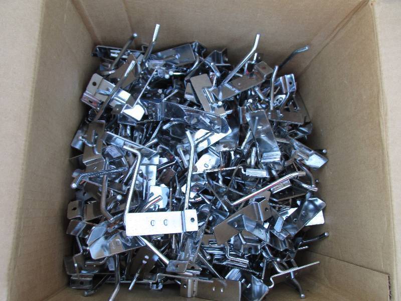 small box of 5 slat wall hooks ...