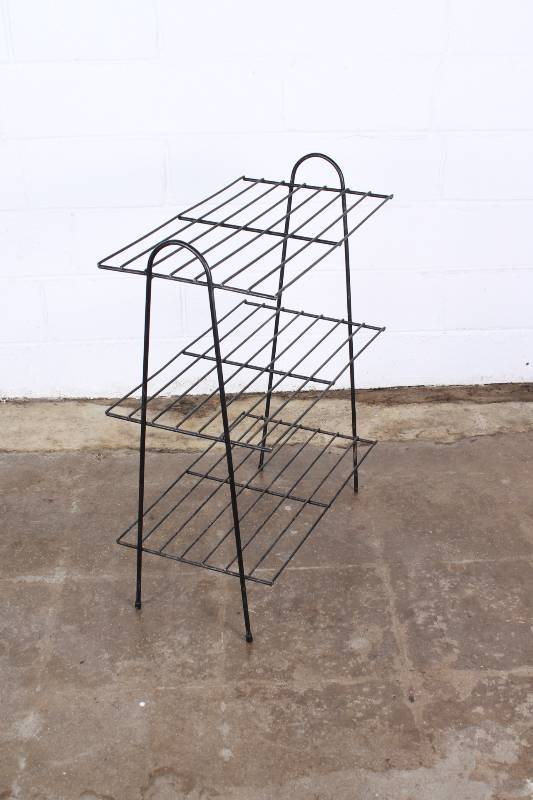 Mid Century Black Wire Shelving 20...