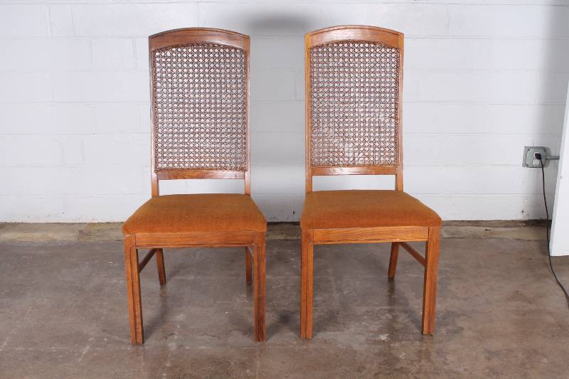 Set of (2) Wood Dining Chairs with ...