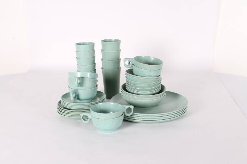 Lot of Blue MelmacMelamine Plastic...