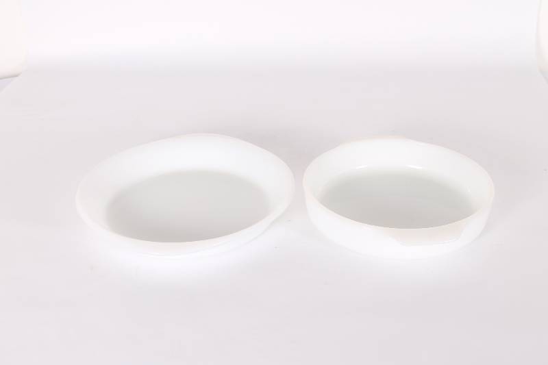 Fire King and Glasbake Pie Plates...