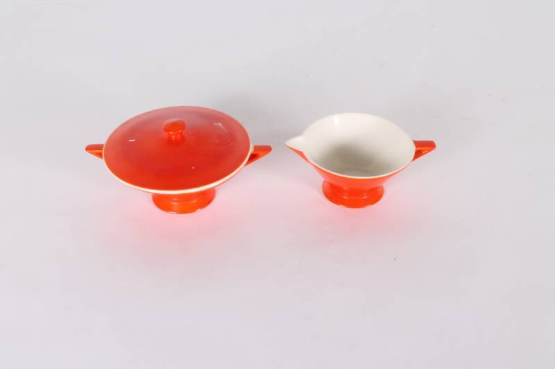 Mid Century Ceramic Cream and Sugar...